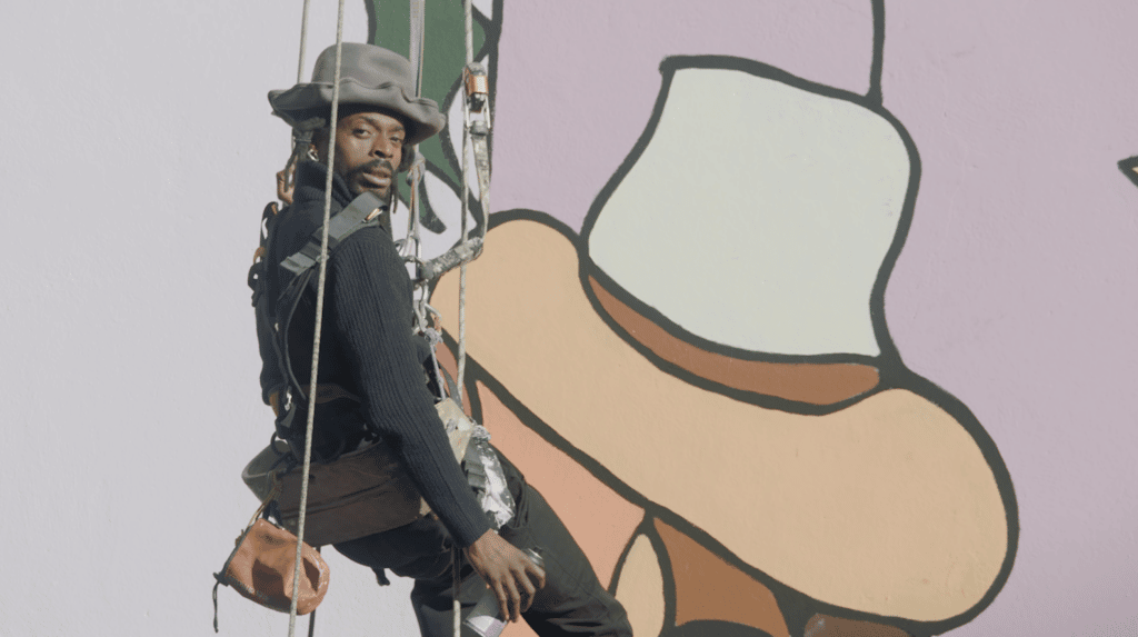 artiste - fresque H&M