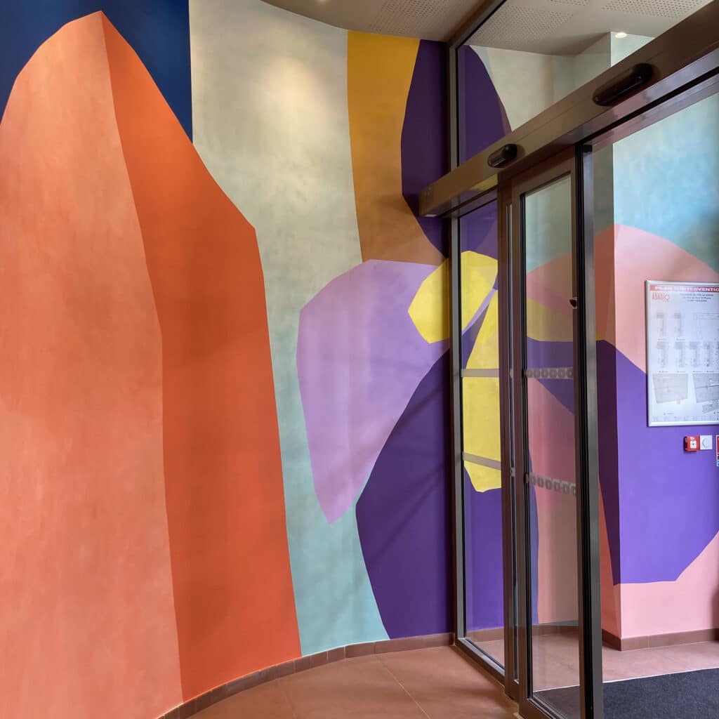 Réalisation : Fresque Aparthotels Adagio Toulouse