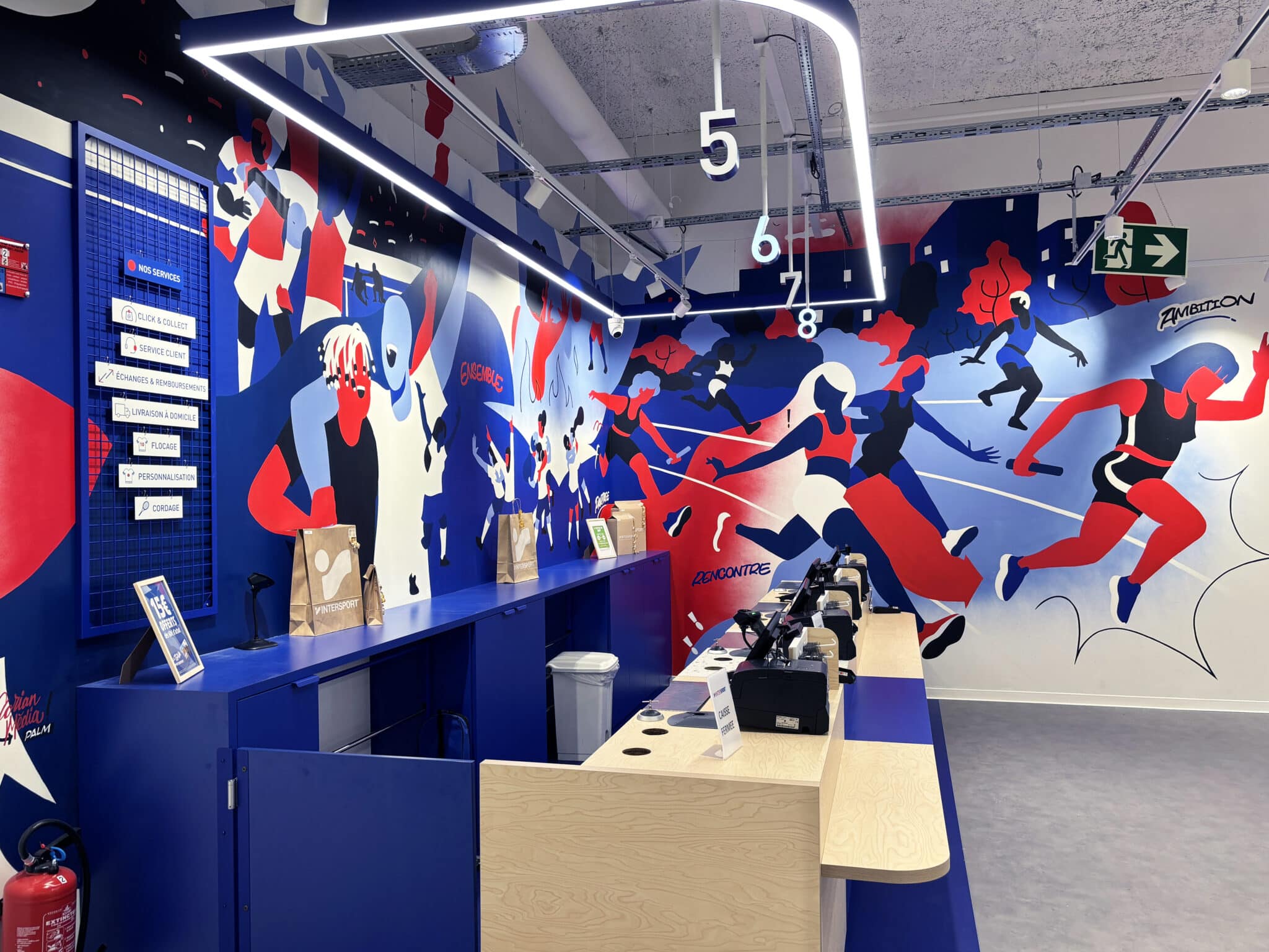 Fresque intersport