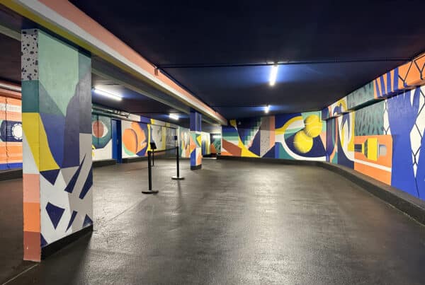 Réalisation : L'entrée du parking VIP de l'Accor Arena