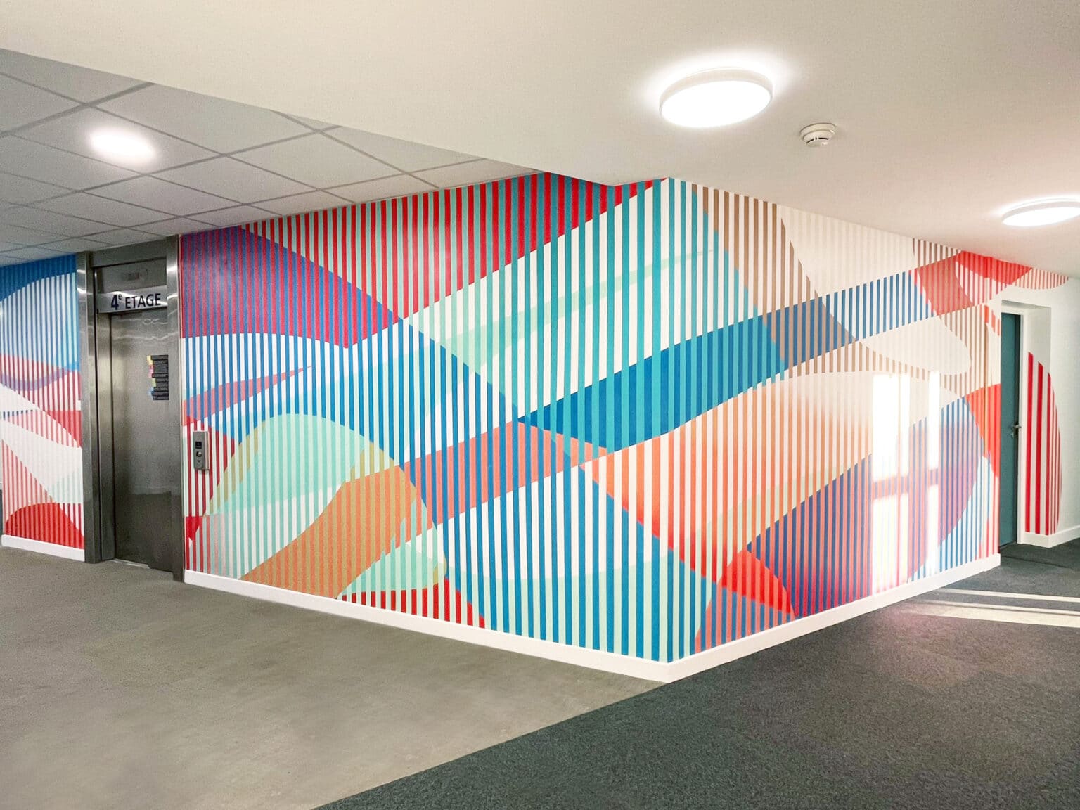 Fresque murale sur mesure - Agence PALM - Devis gratuit